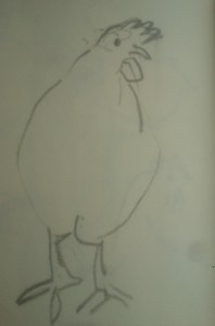 une poule de Pascale