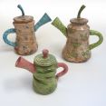 Trois théières - Pièces décoratives