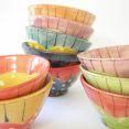 Bols multicolores   - Créations en faïence