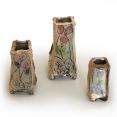 Vases en tere noire vernissée - Divers