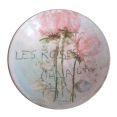 les roses assiette décor pastels - Divers